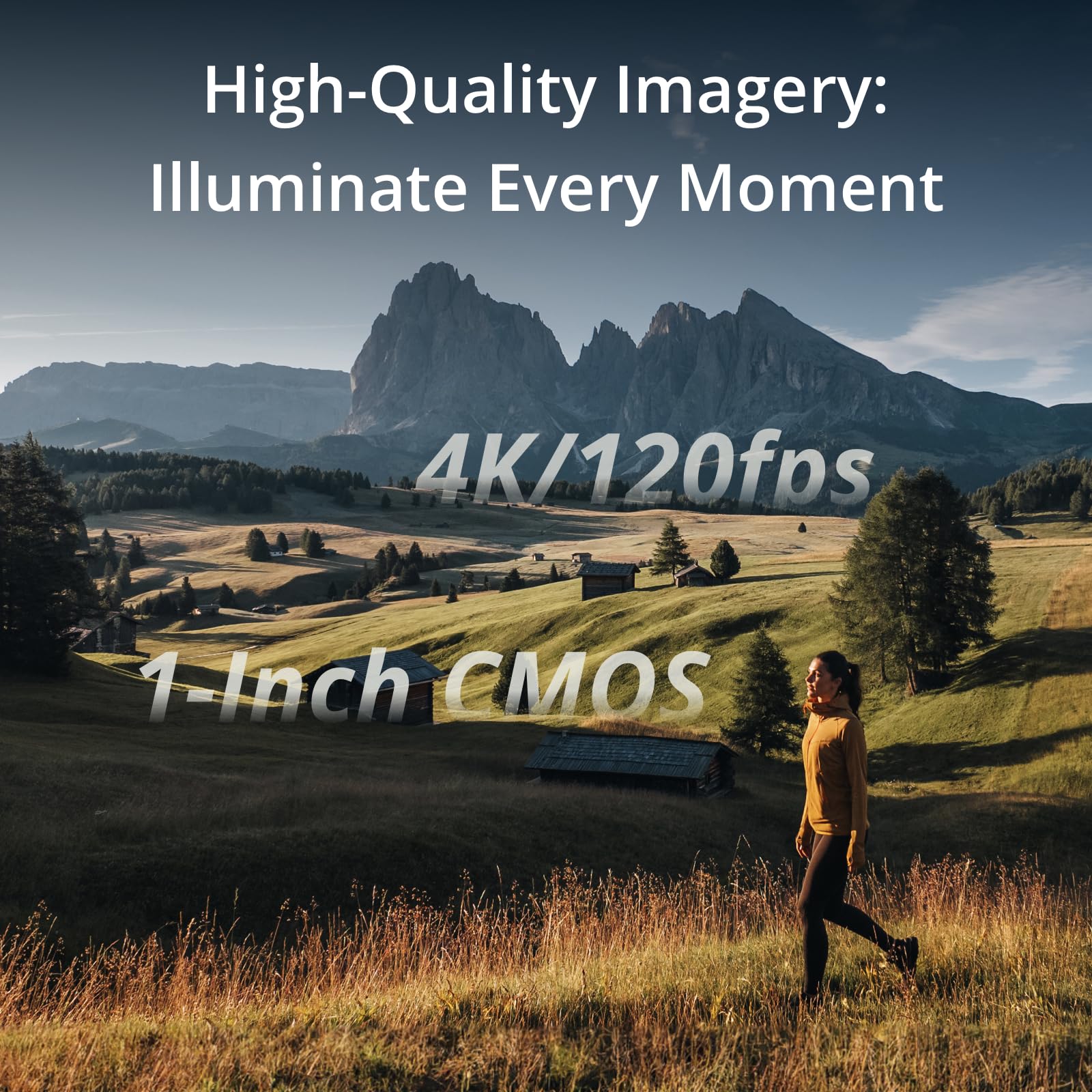 DJI Osmo Pocket 3 Capture More Combo, Vlogging Camera with 1'' CMOS & 4K/120fps Video, 3-Axis Stabilization, Fast Focusing, Face/Object Tracking, 2" Rotatable Touchscreen